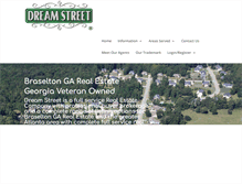 Tablet Screenshot of dreamstreetrealestate.com